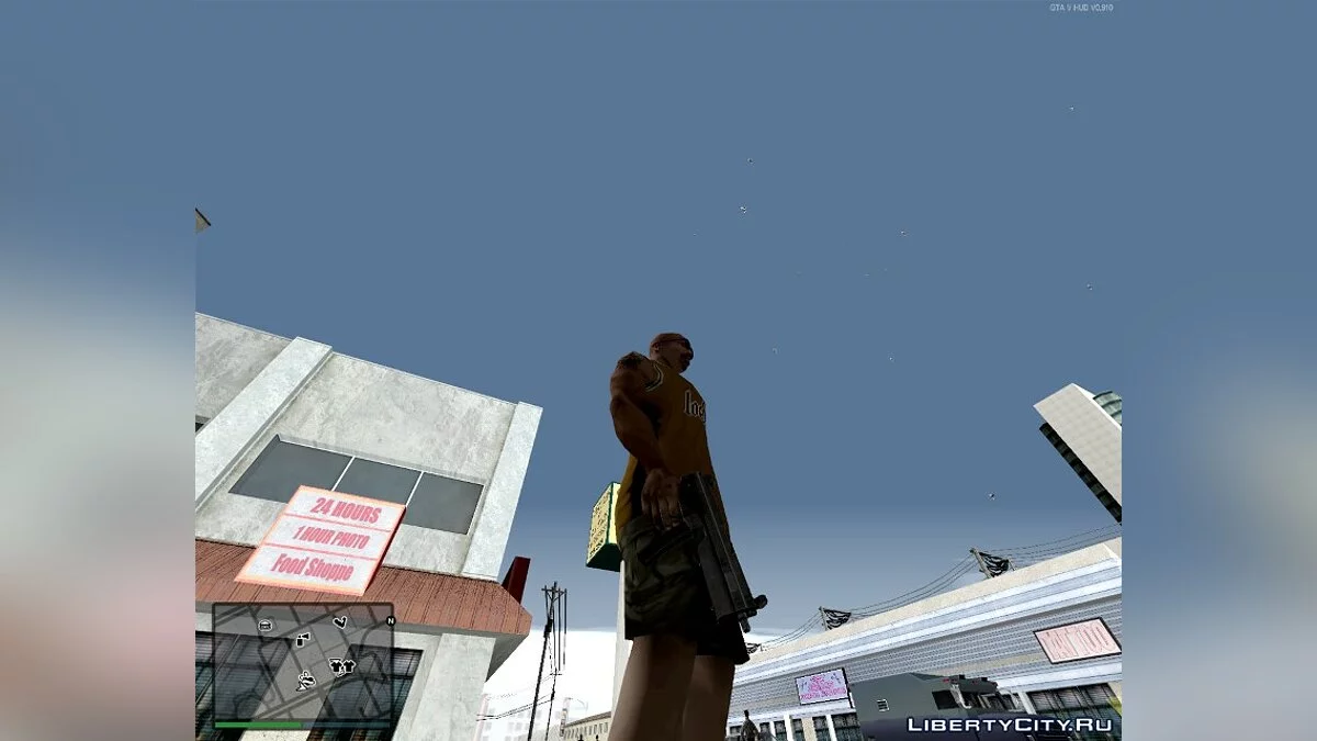 Pistols and submachine guns from GTA IV in GTA San Andreas / GTA San Andreas