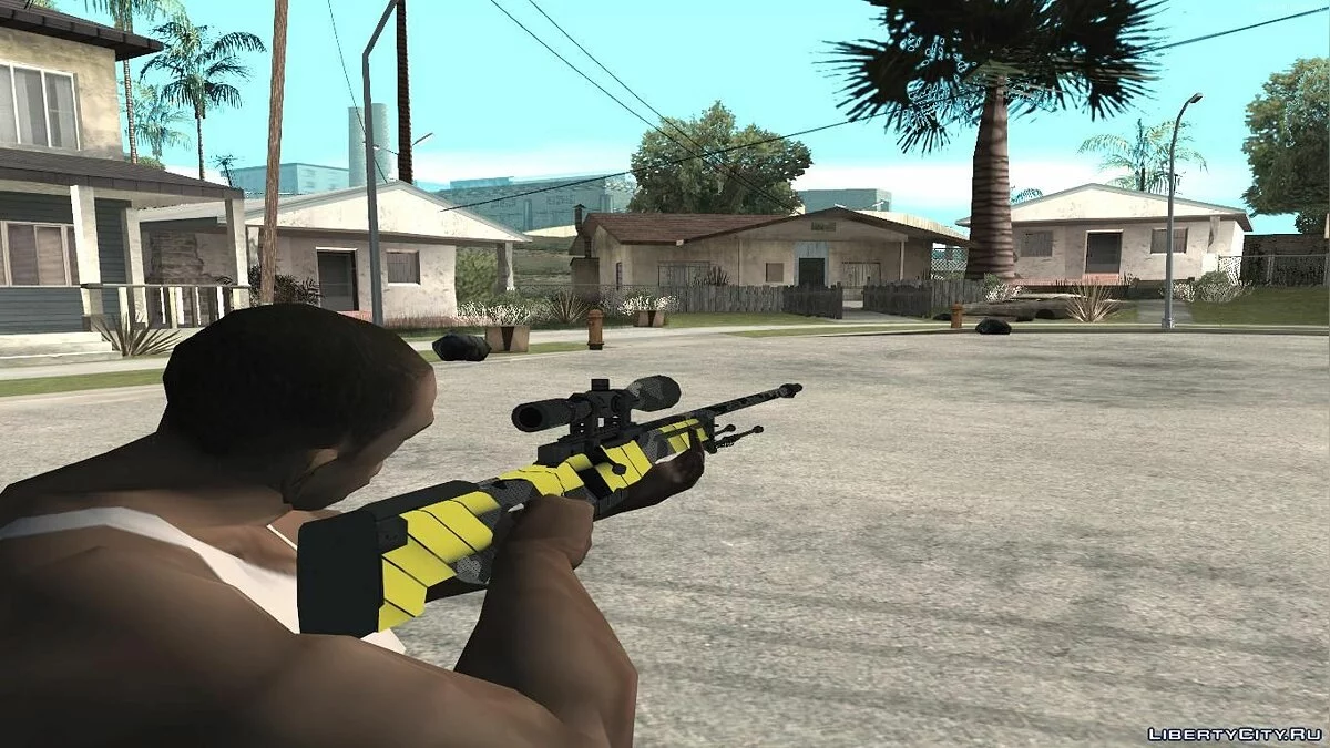 AWP Neural de CS:GO (Peinture Personnalisée) / GTA San Andreas