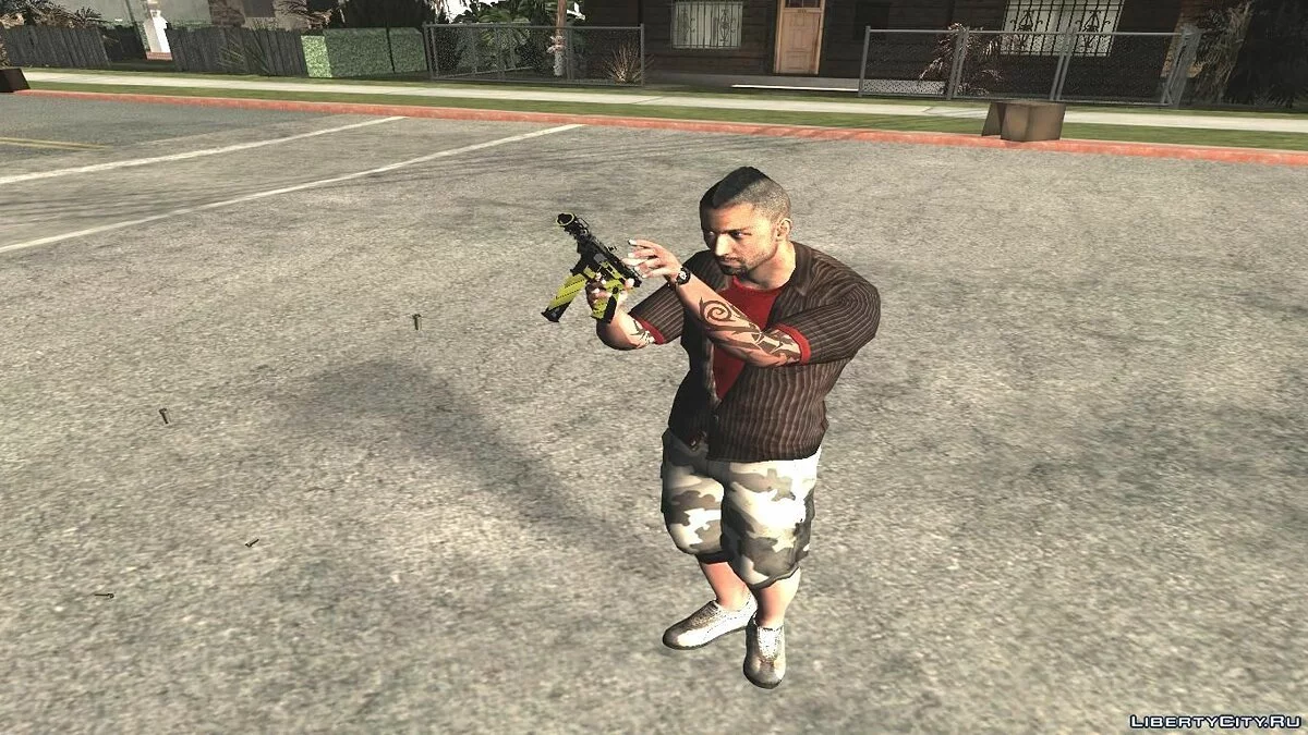 Tec-9 Neural from CS:GO (Custom Paint Job) / GTA San Andreas