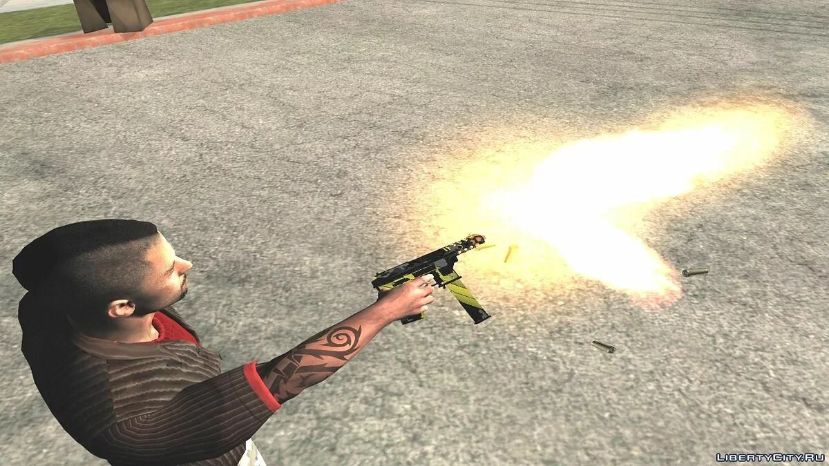 Tec-9 Neural from CS:GO (Custom Paint Job) / GTA San Andreas