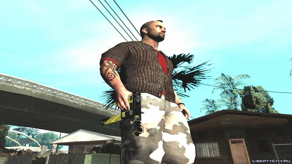 Tec-9 Neural from CS:GO (Custom Paint Job) / GTA San Andreas