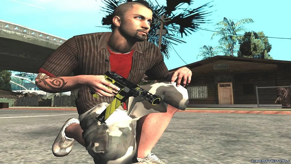 Tec-9 Neural from CS:GO (Custom Paint Job) / GTA San Andreas