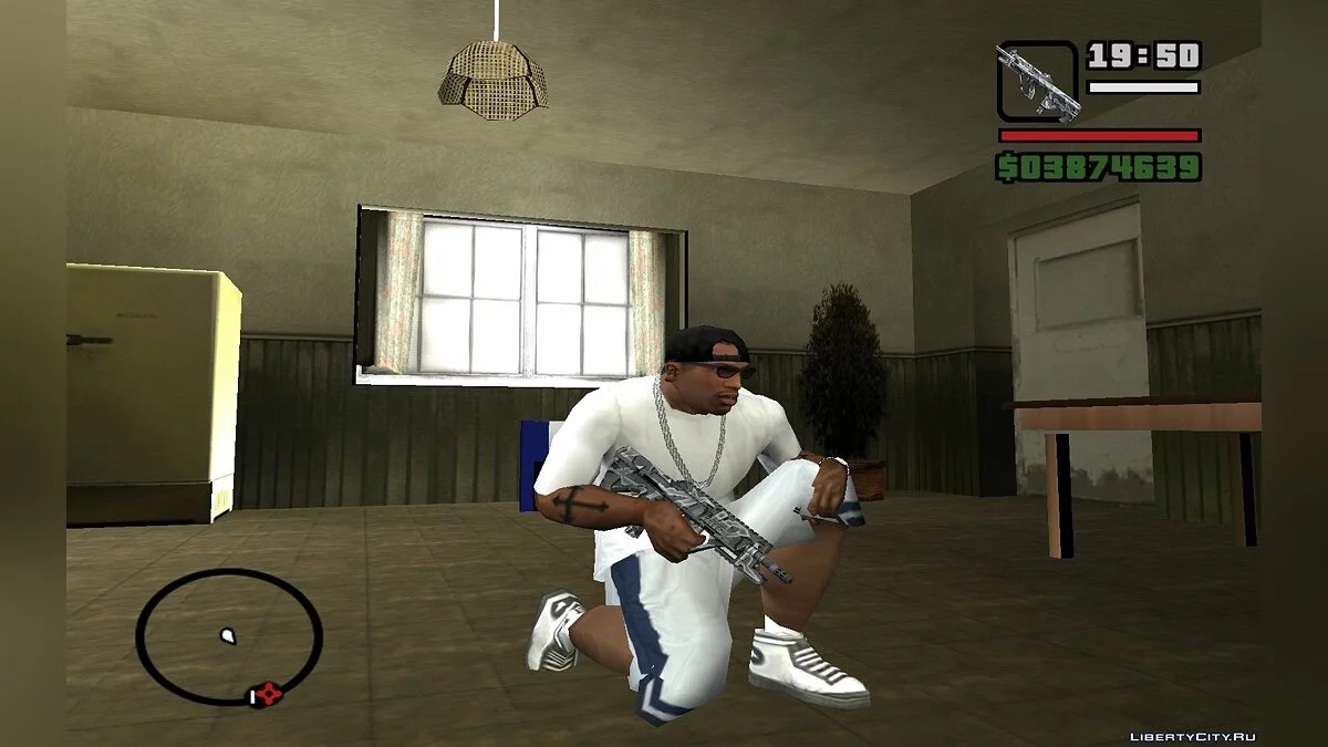 Armes en camouflage d'hiver / GTA San Andreas