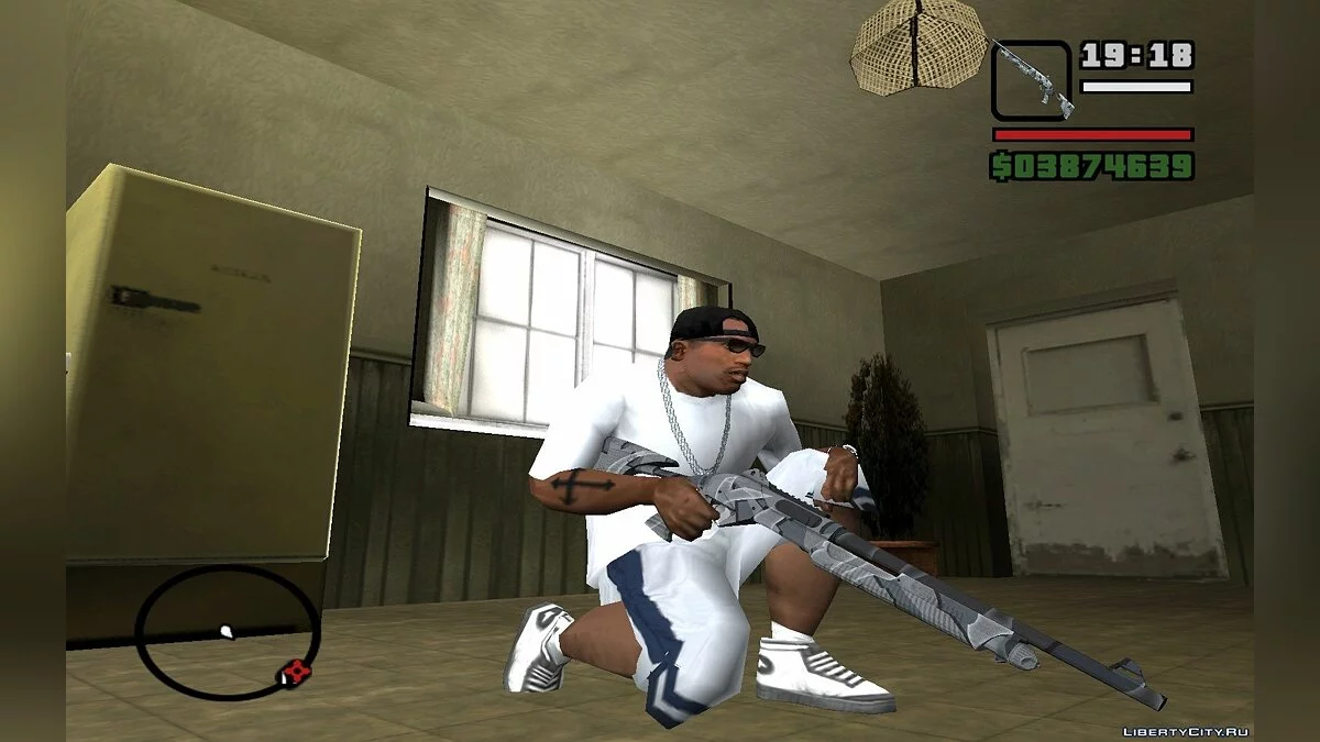 Armes en camouflage d'hiver / GTA San Andreas