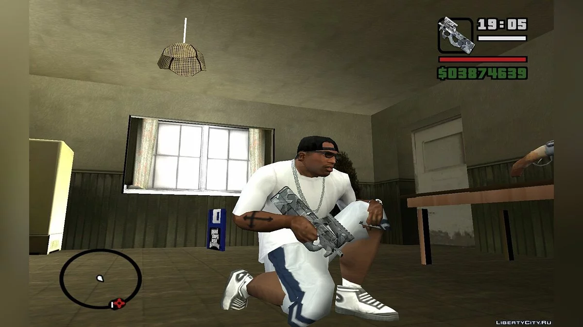 Armes en camouflage d'hiver / GTA San Andreas