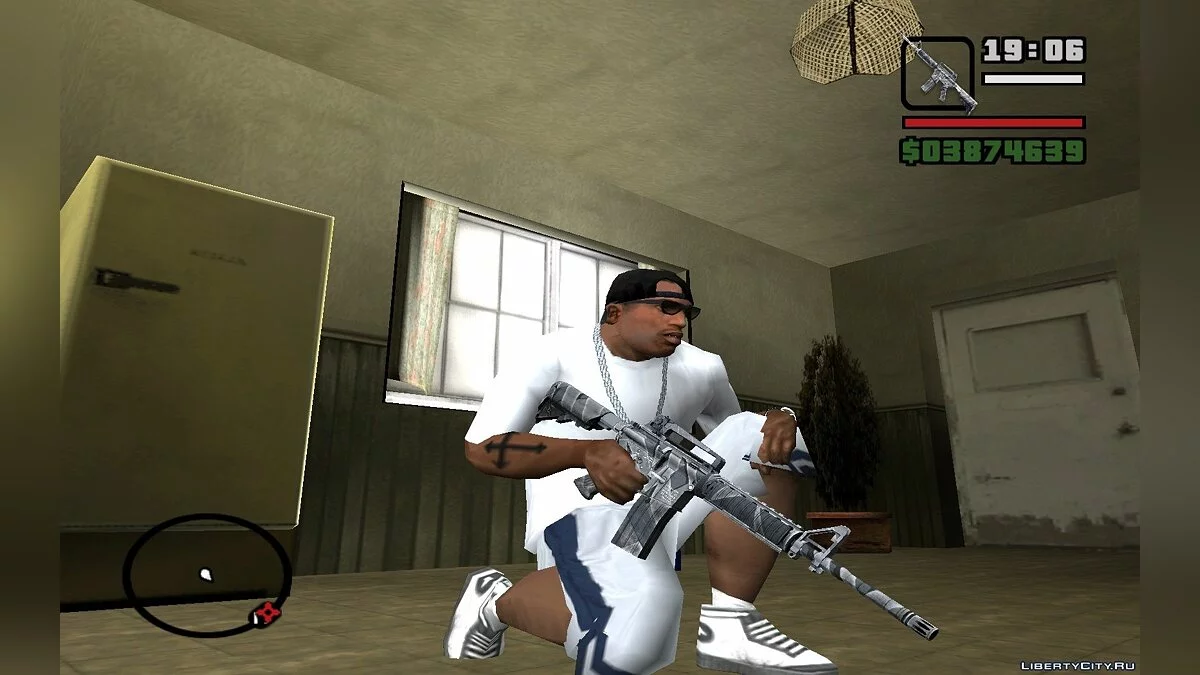 Armes en camouflage d'hiver / GTA San Andreas