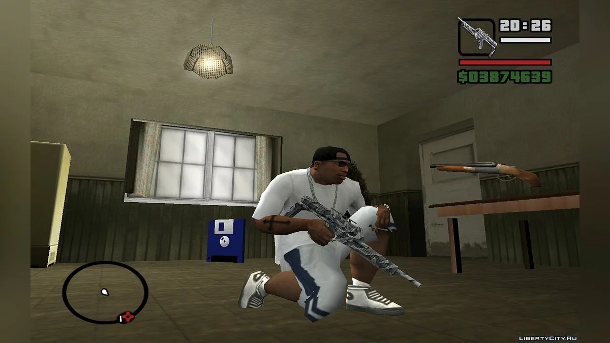 Armes en camouflage d'hiver / GTA San Andreas