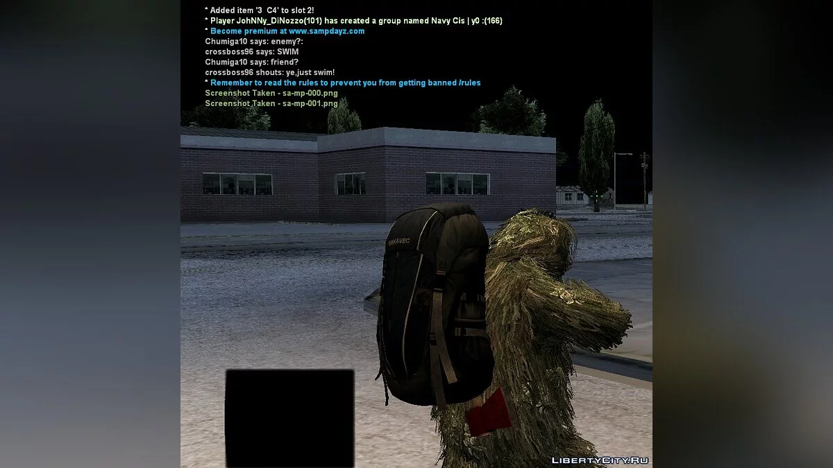 Пак рюкзаків з DayZ Standalone / GTA San Andreas