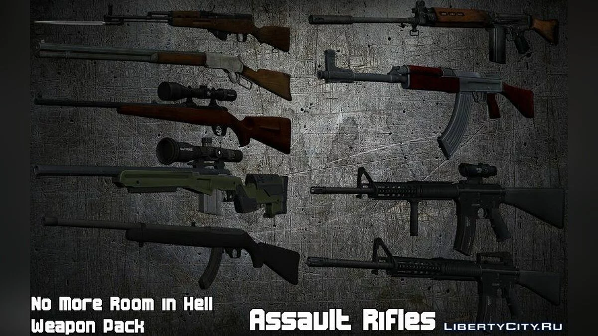No More Room in Hell Weapon Pack / GTA San Andreas