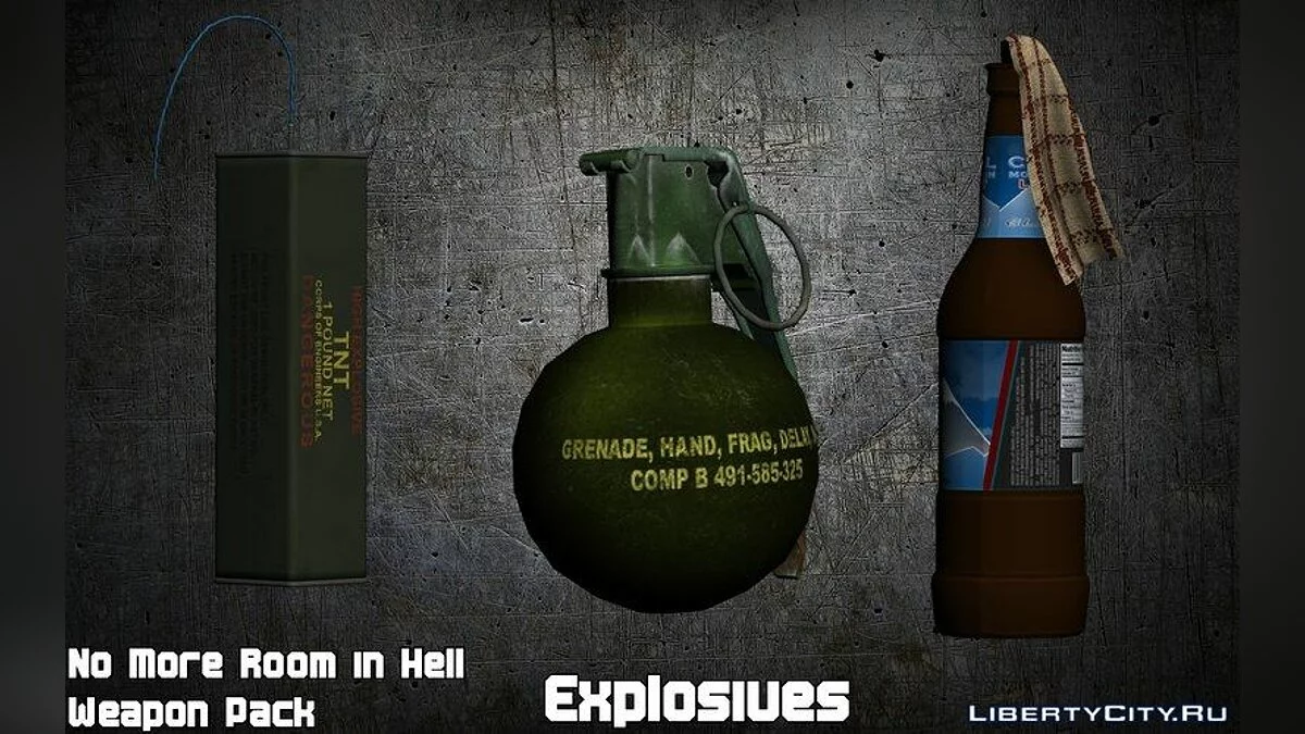 No More Room in Hell Weapon Pack / GTA San Andreas