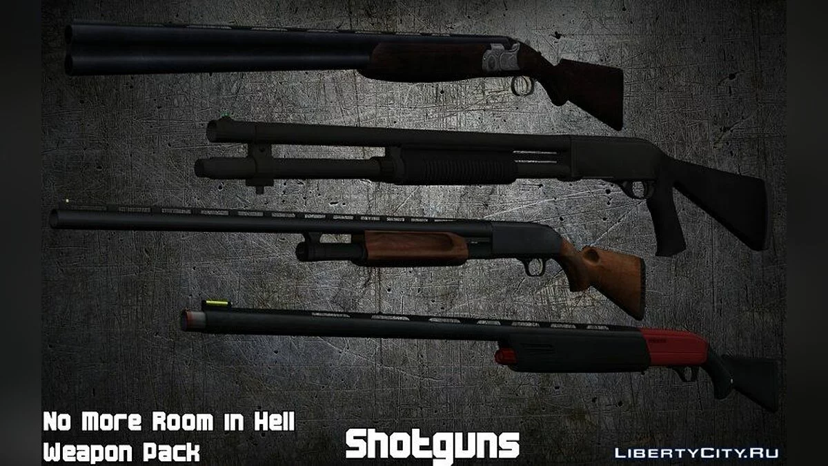 No More Room in Hell Weapon Pack / GTA San Andreas