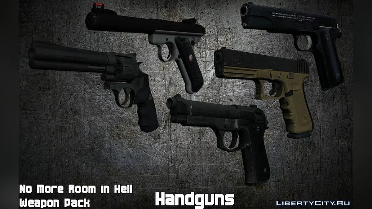 No More Room in Hell Weapon Pack / GTA San Andreas