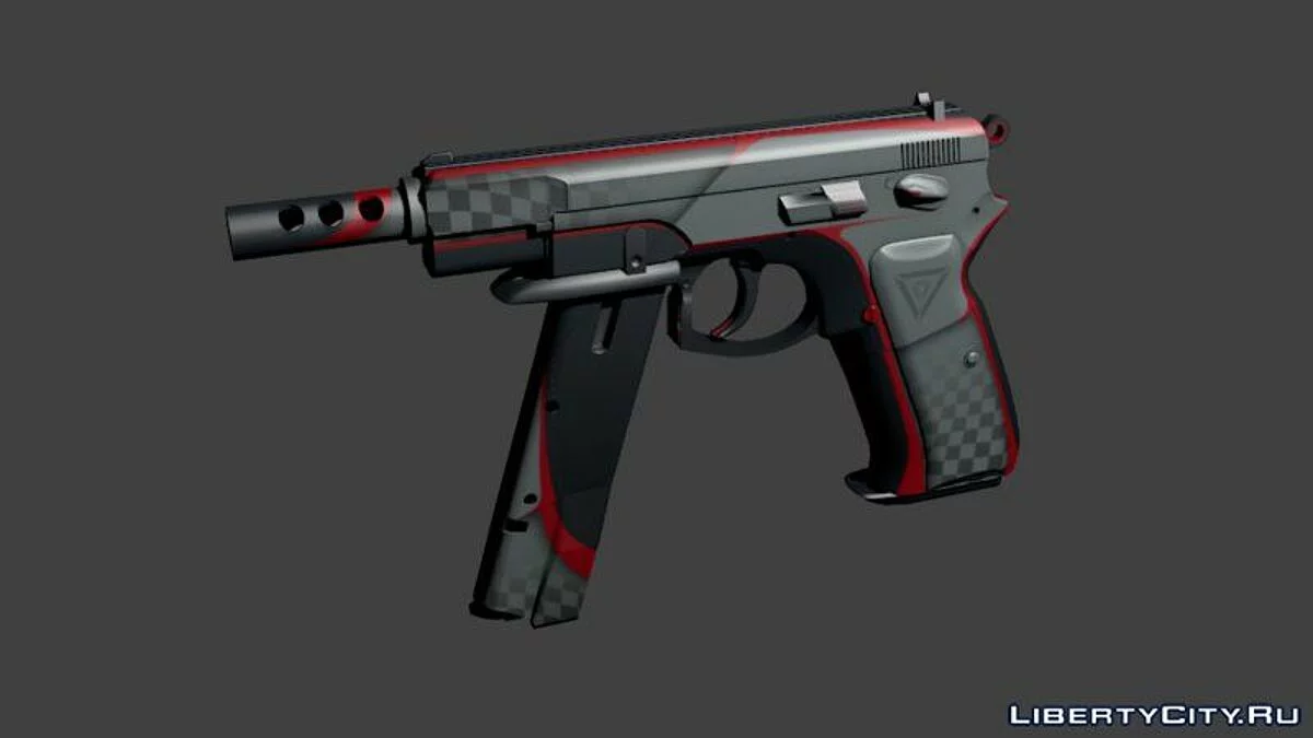 CZ75-Auto + Skins Pack / GTA San Andreas