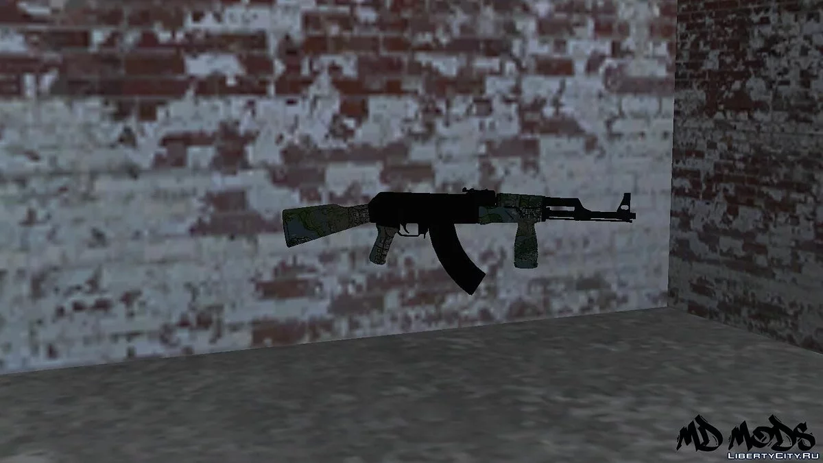 Ak47 Pack with 6 Camos / GTA San Andreas
