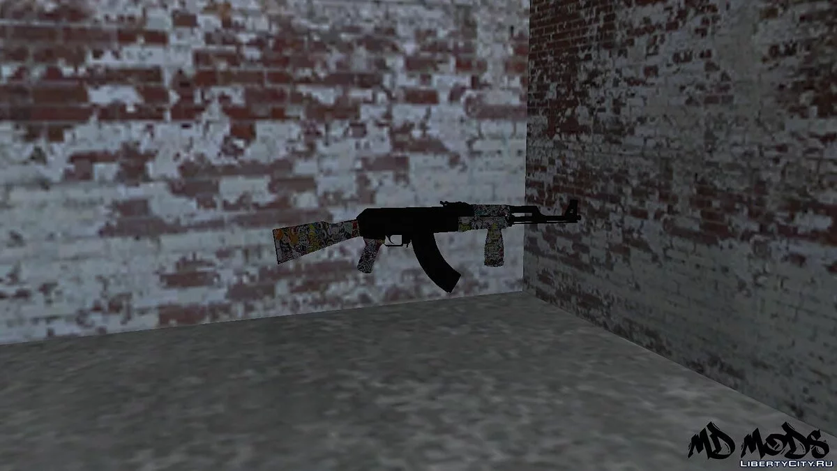 Ak47 Pack with 6 Camos / GTA San Andreas