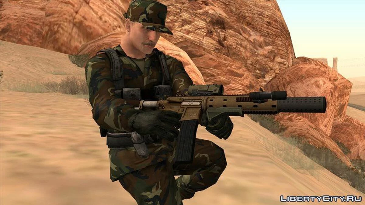 Carbine Rifle з GTA 5 / GTA San Andreas