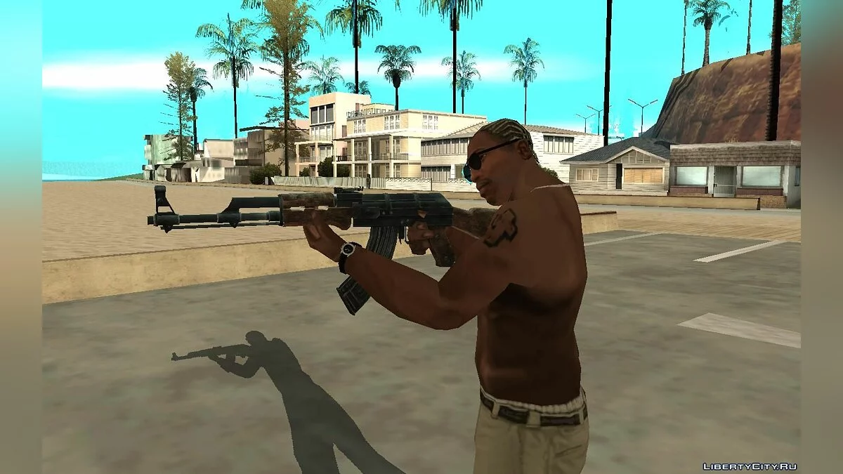 AK-47-Paket aus dem Spiel COD: MW / GTA San Andreas