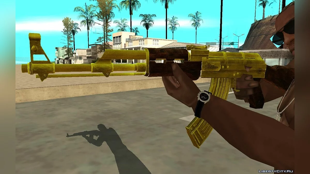 AK-47-Paket aus dem Spiel COD: MW / GTA San Andreas