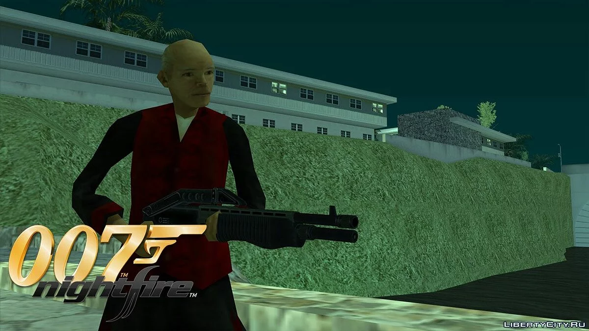 Пак оружия из игры Джеймс Бонд 007: Ночной огонь / GTA San Andreas
