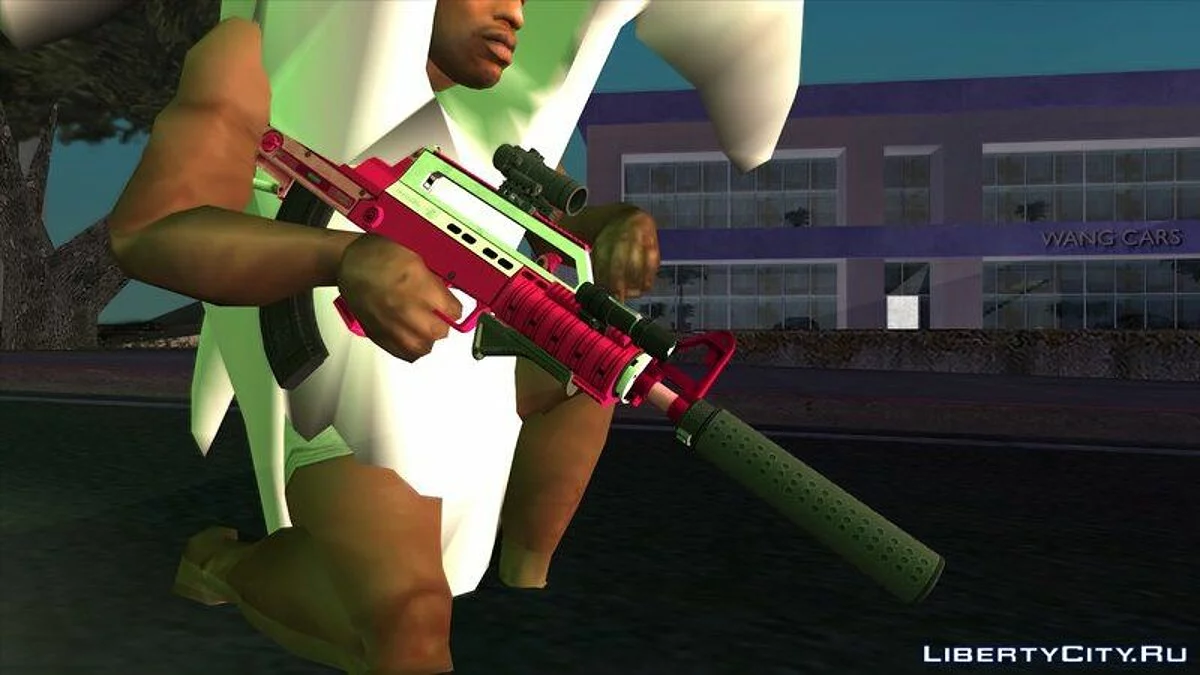 Fuzil Bullpup Hawk & Little de GTA 5 / GTA San Andreas
