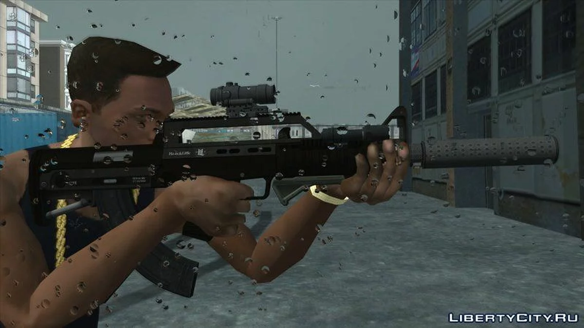 Fuzil Bullpup Hawk & Little de GTA 5 / GTA San Andreas