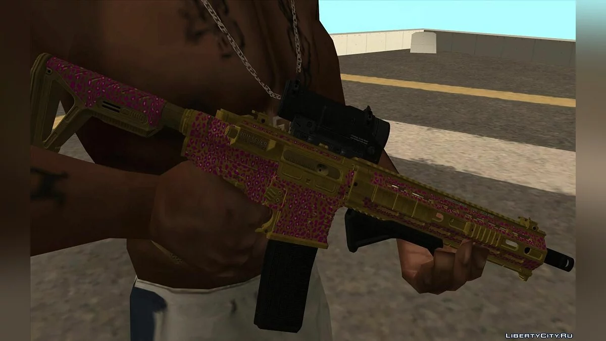 Сборник оружия из GTA Online / GTA San Andreas