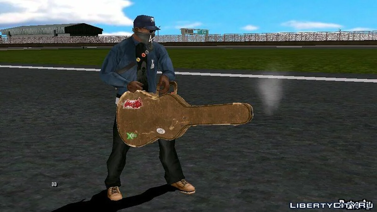 A collection of weapons from Saints Row 4 / GTA San Andreas