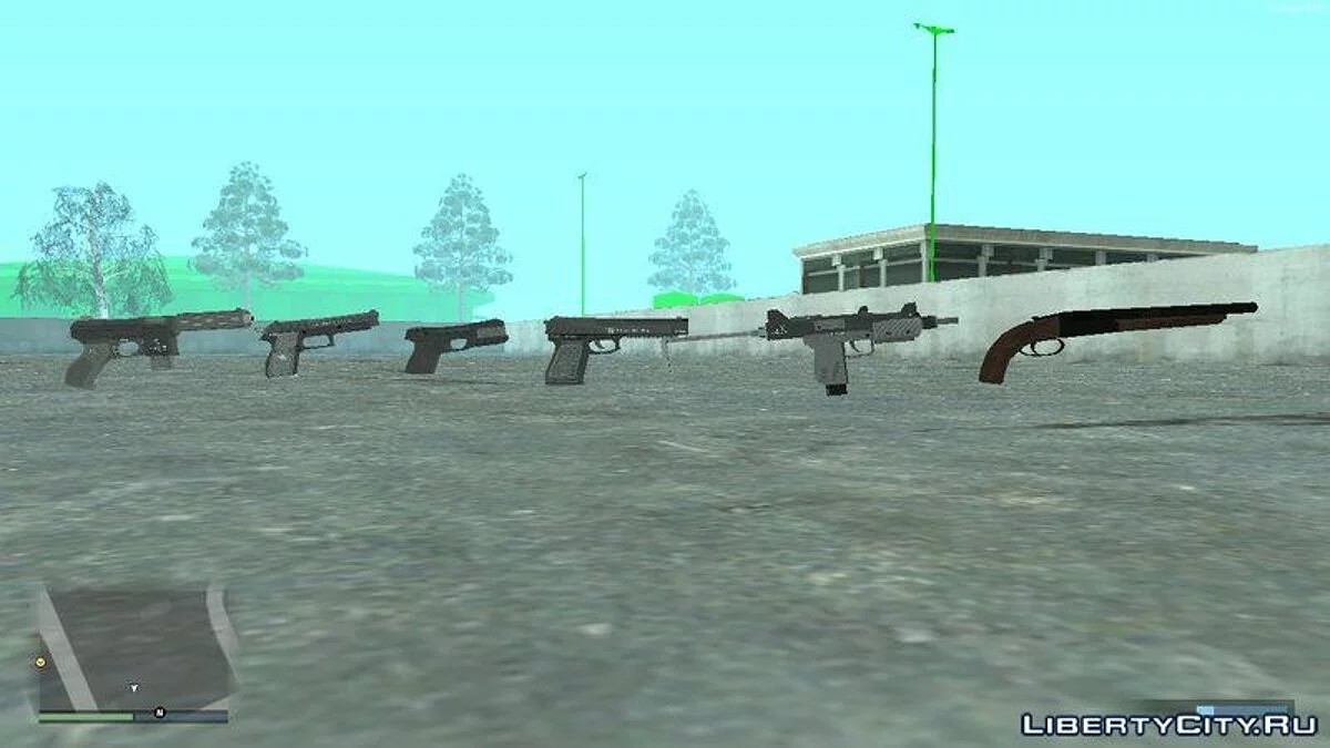 GTA 5 Weapon Pack / GTA San Andreas