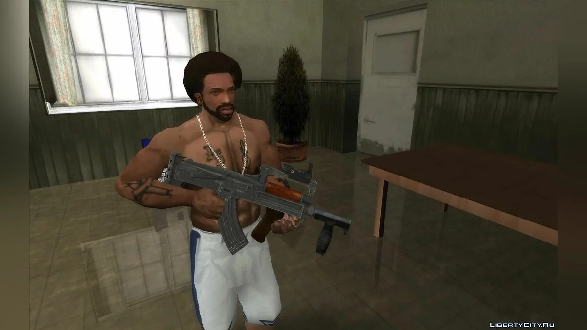 PUBG 游戏中的 OTs-14 Groza 集合 / GTA San Andreas