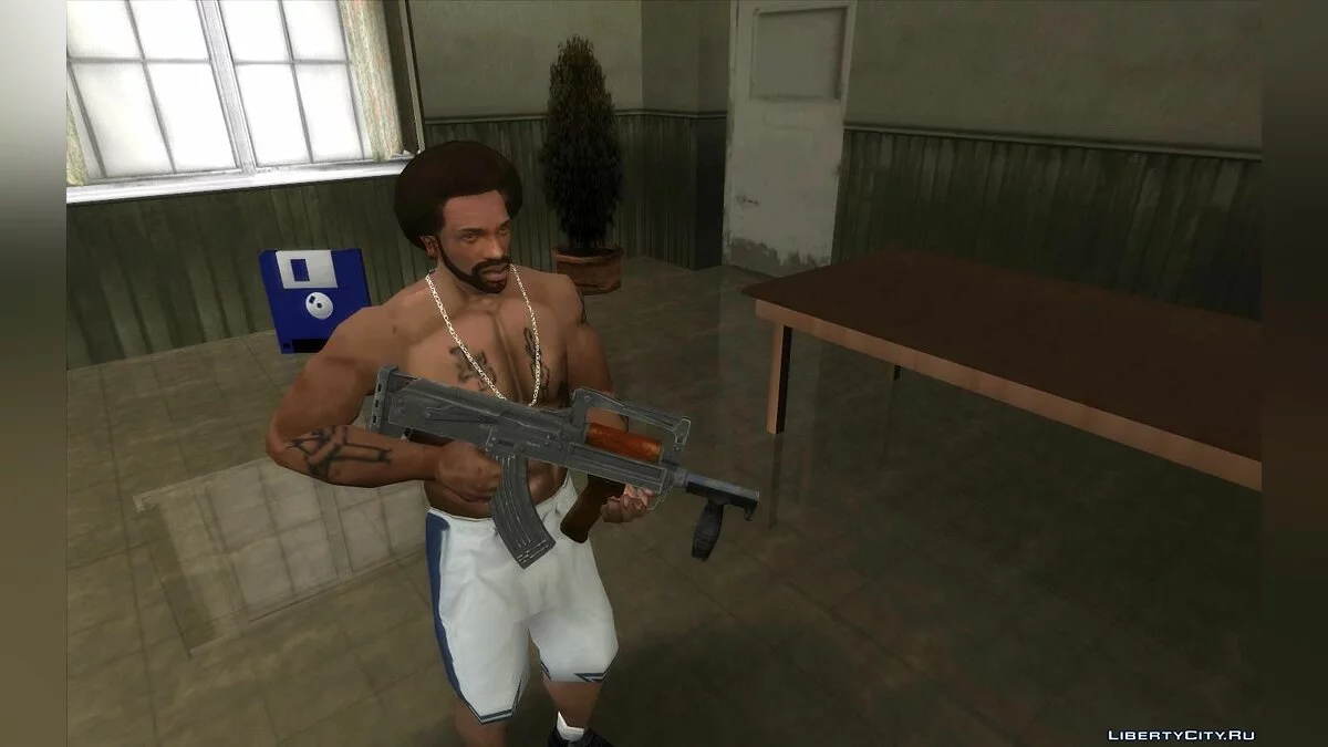 PUBG 游戏中的 OTs-14 Groza 集合 / GTA San Andreas