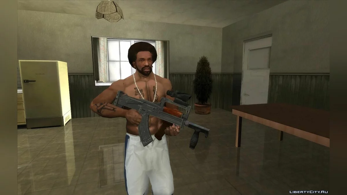 PUBG 游戏中的 OTs-14 Groza 集合 / GTA San Andreas