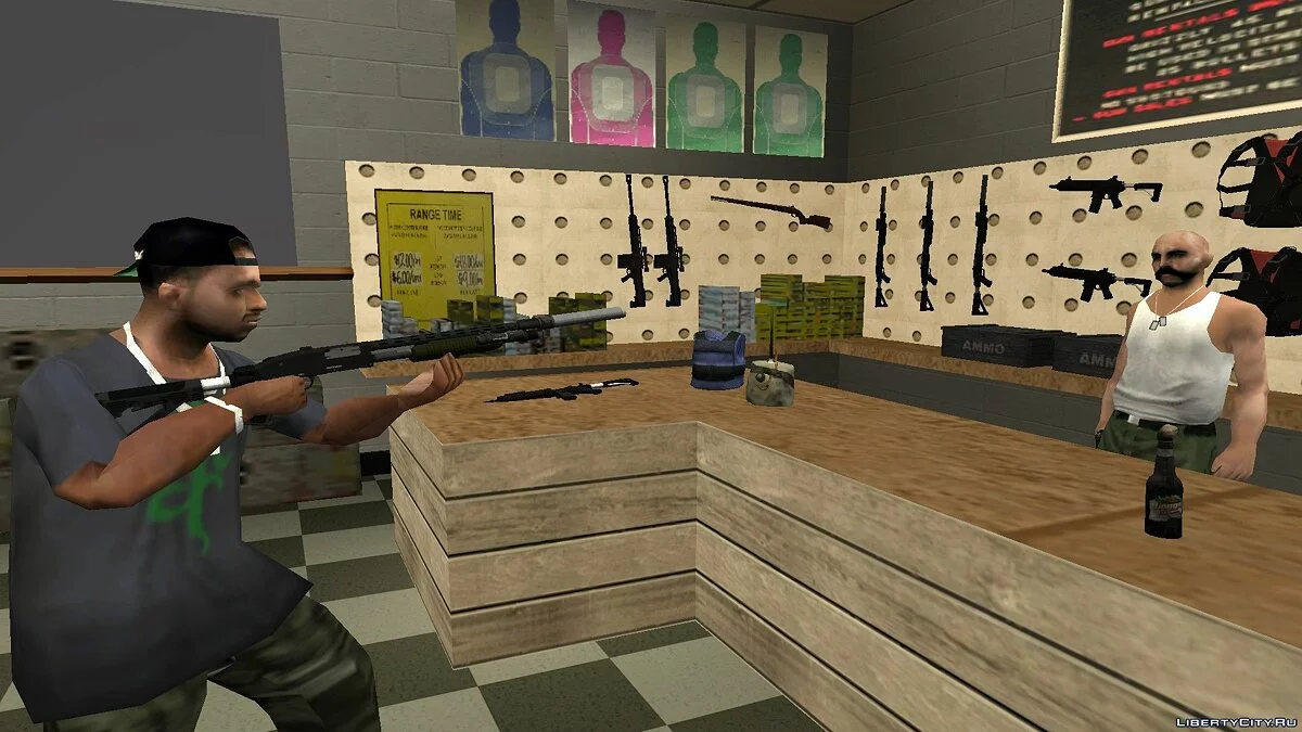 GTA 5 Shrewsbury Pump Shotgun / GTA San Andreas