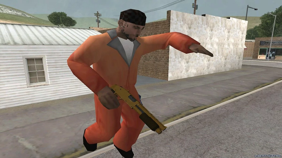 GTA 5 Shrewsbury Sawed-Off Shotgun / GTA San Andreas