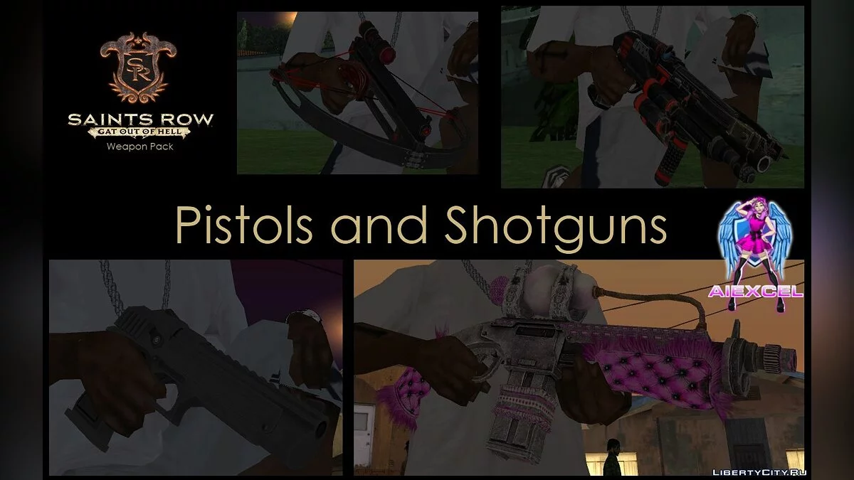 Pacote de Armas de Saints Row: Gat out of Hell (Versão SA) / GTA San Andreas