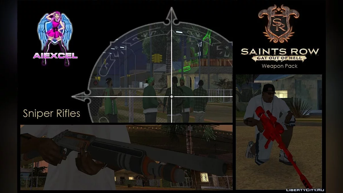 Pacote de Armas de Saints Row: Gat out of Hell (Versão SA) / GTA San Andreas