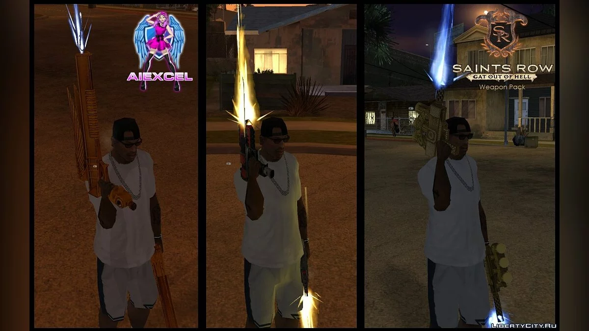 Pacote de Armas de Saints Row: Gat out of Hell (Versão SA) / GTA San Andreas