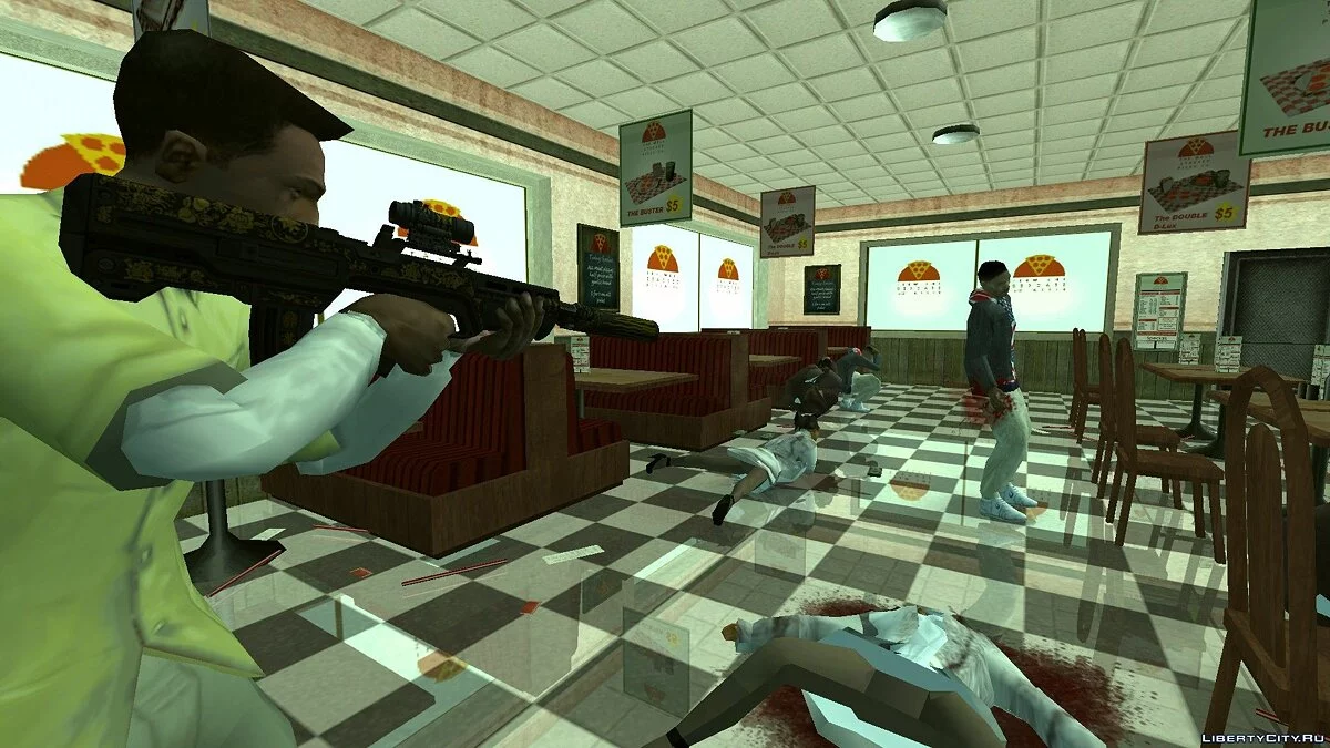 GTA 5 Vom Feuer Advanced Rifle / GTA San Andreas