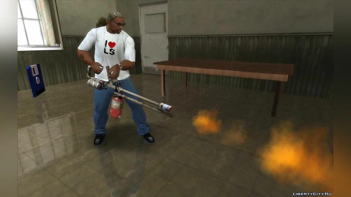 Покращене озброєння NeXtGen + нові звуки та пікапи / GTA San Andreas