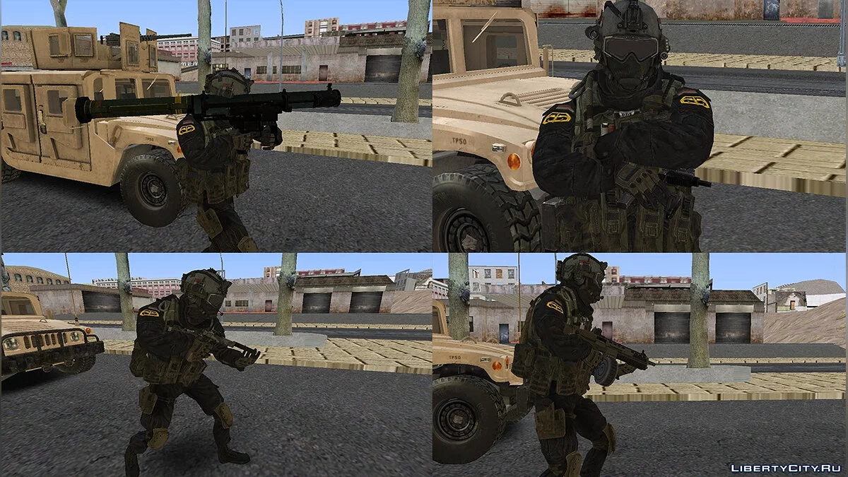 Pacote de Armas Militares Realistas / GTA San Andreas