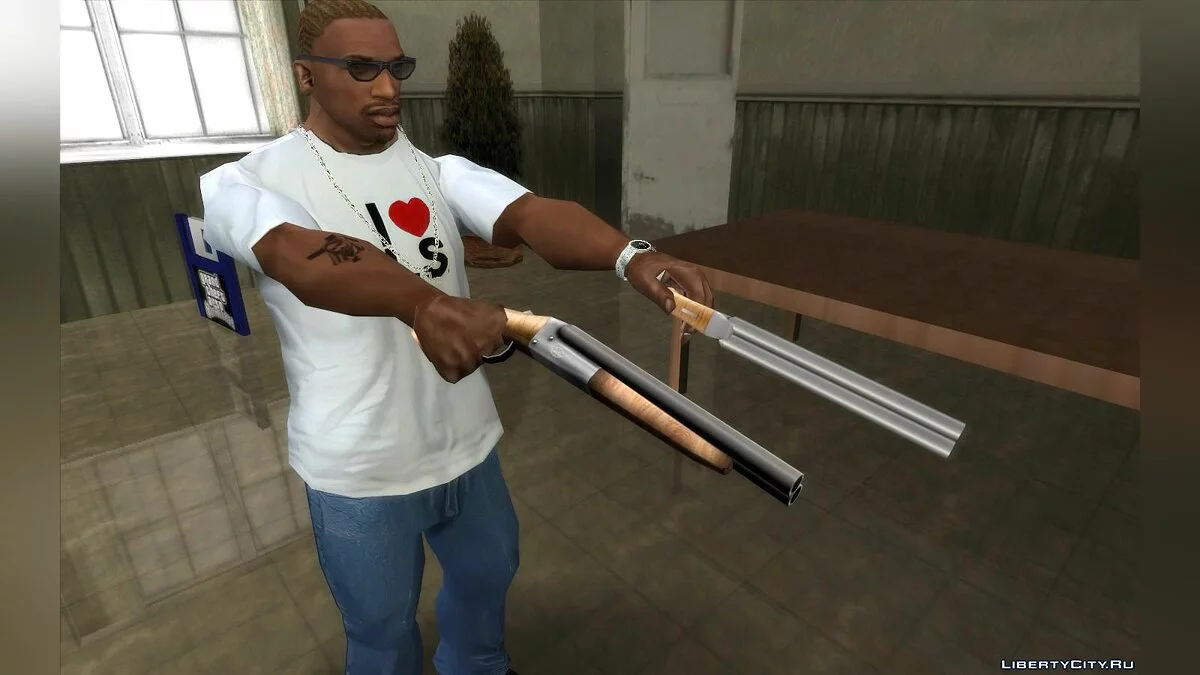 Правильна зброя v1.3 (Ретекстура стандартної зброї HD) / GTA San Andreas