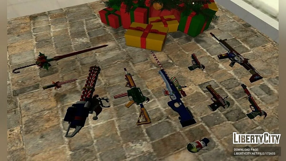 Koleksi Senjata Natal / GTA San Andreas