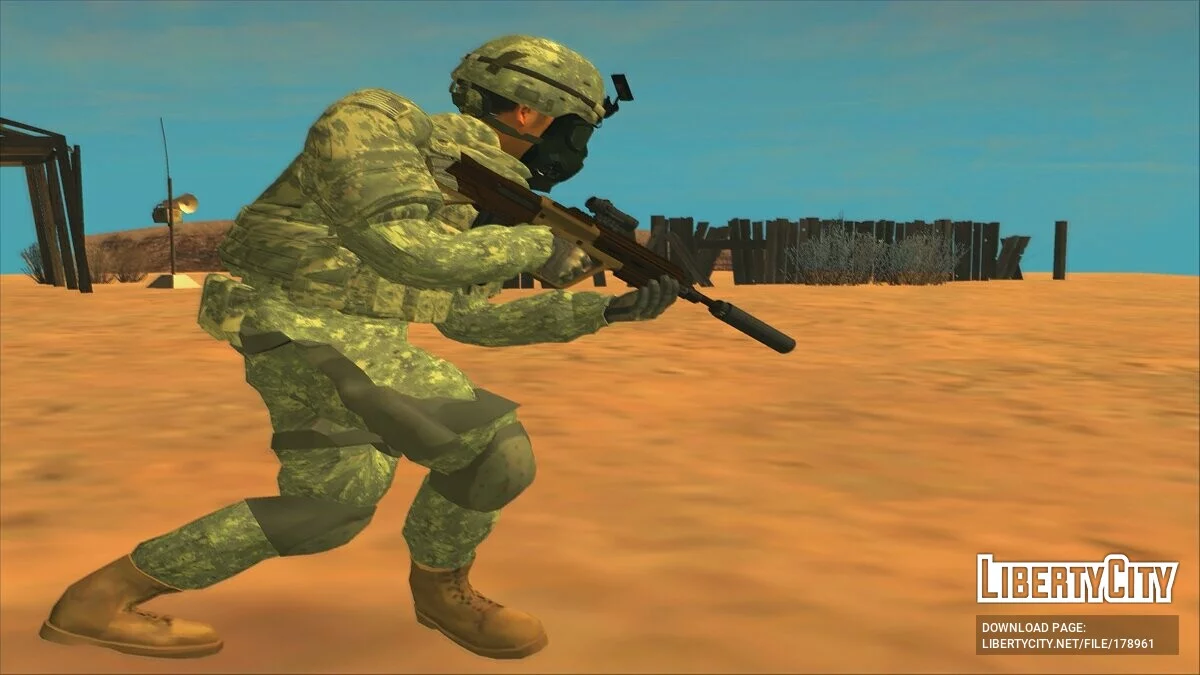 GTA 5 Vom Feuer Military Rifle / GTA San Andreas