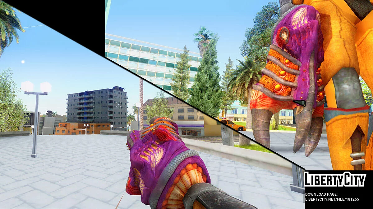 Koleksi senjata dari Black Mesa / GTA San Andreas