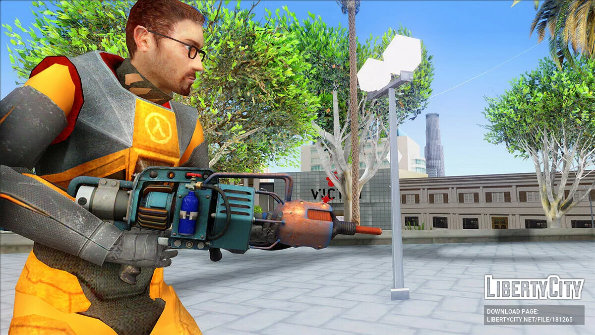 Koleksi senjata dari Black Mesa / GTA San Andreas