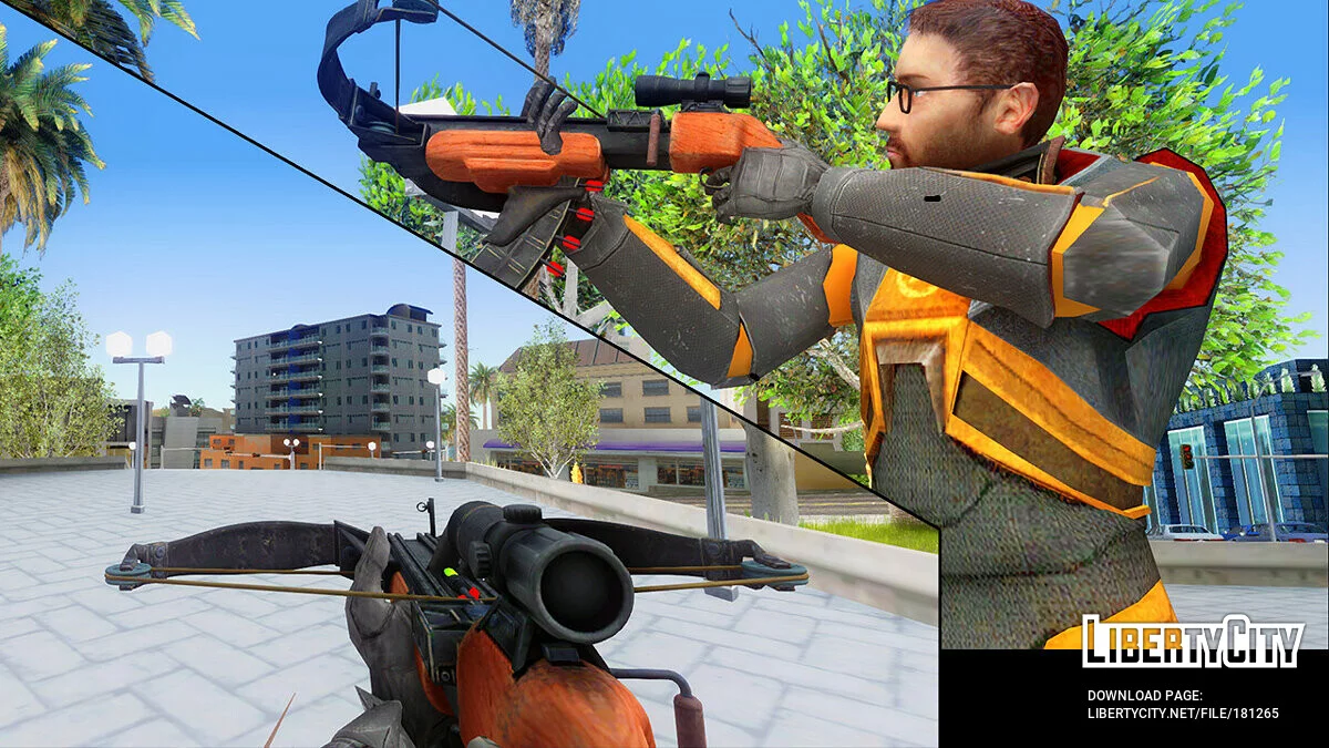 Koleksi senjata dari Black Mesa / GTA San Andreas