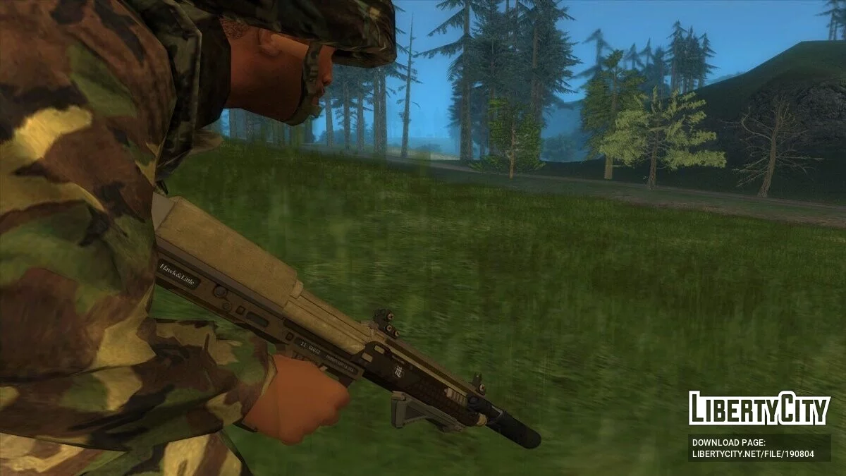 GTA 5 Hawk & Little Bullpup Shotgun / GTA San Andreas