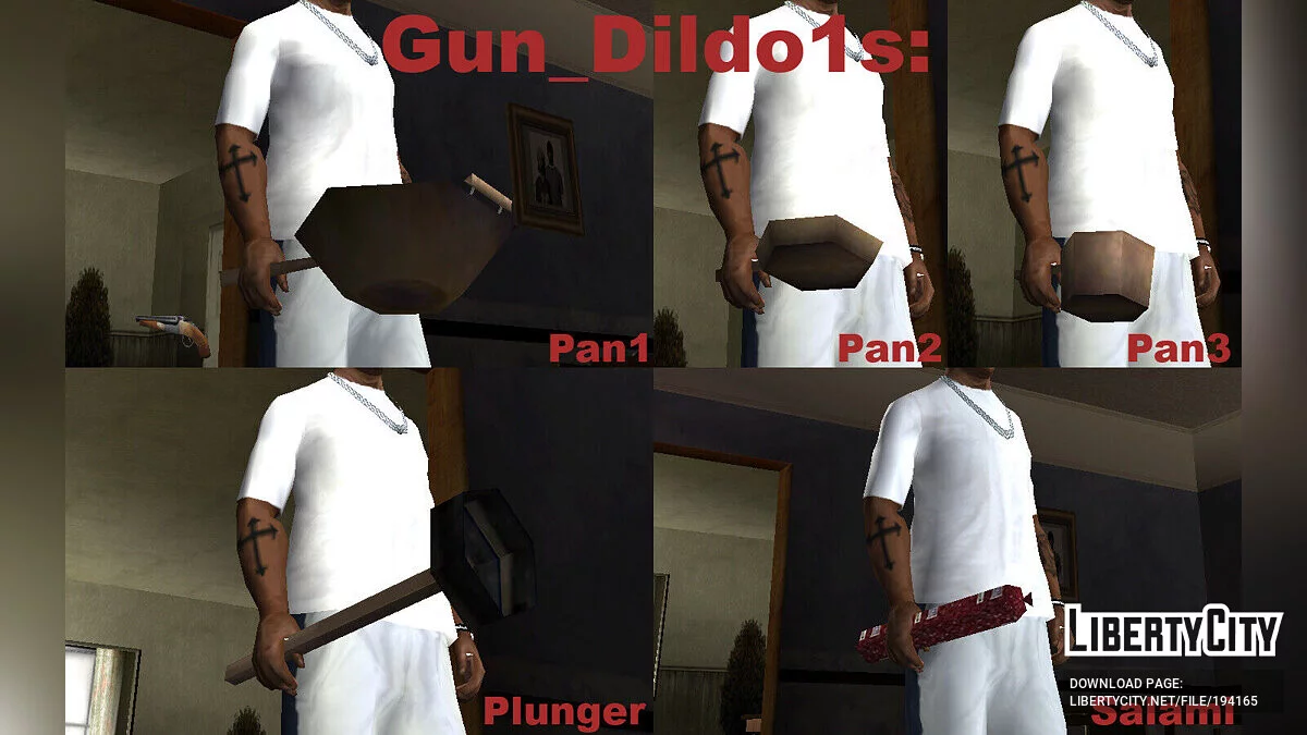 Збірка зброї з The Warriors (SA) / GTA San Andreas