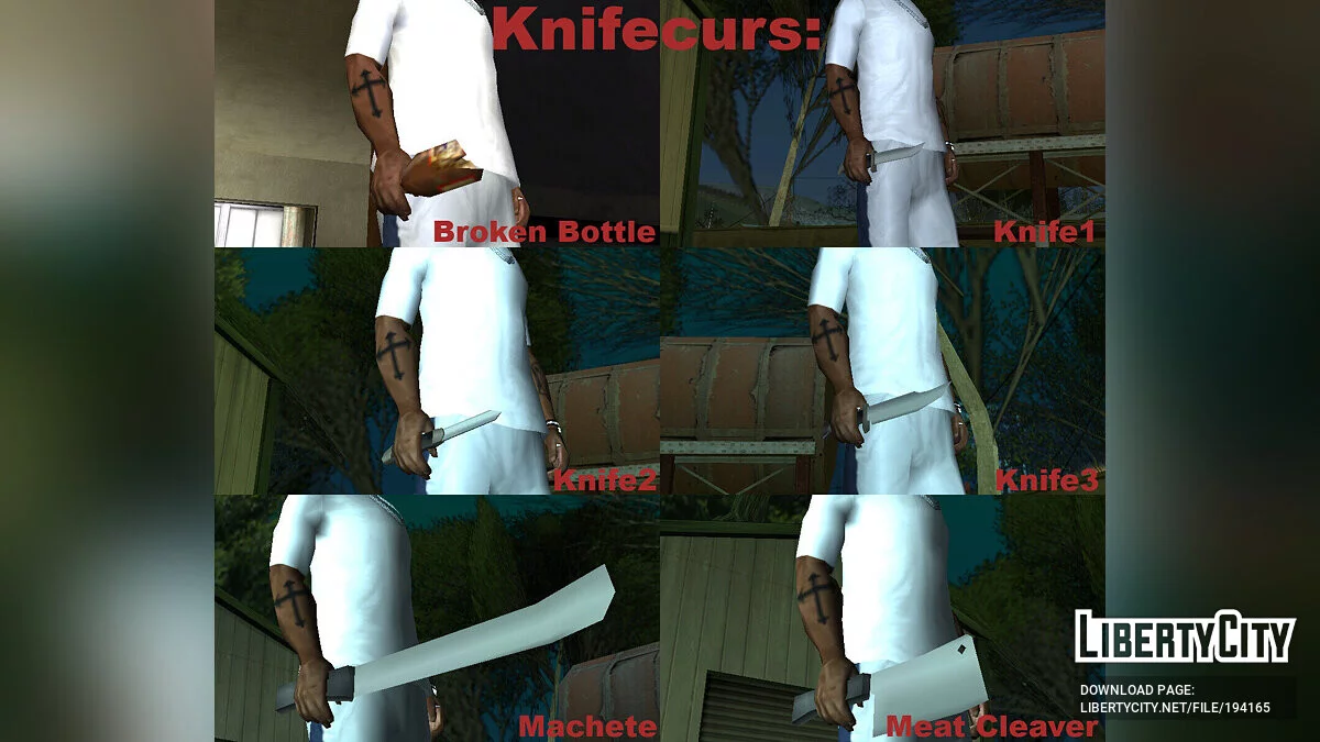Збірка зброї з The Warriors (SA) / GTA San Andreas