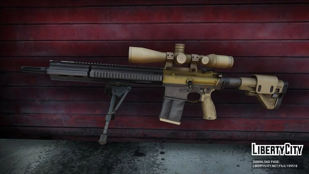 Coleção de armas táticas HD / GTA San Andreas