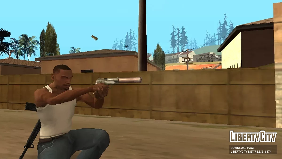 Набір низькополігональних дробовиків та пістолетів / GTA San Andreas